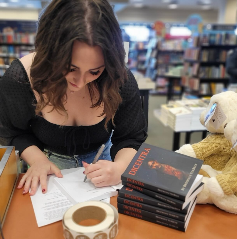 Brooklyn VerBeek at book signing at Barnes & Noble Brooklyn VerBeek at book signing at Barnes & Noble